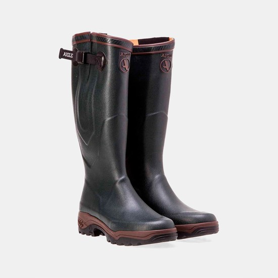 Aigle The First Anti-fatigue Boots Adapted To All Calves Rain Boots Men Black ZA-75014